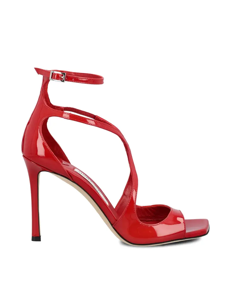 JIMMY CHOO Sandali Azia 95 ROSSO