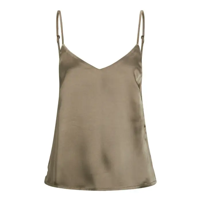 Top donna in raso JJXX malia Marron