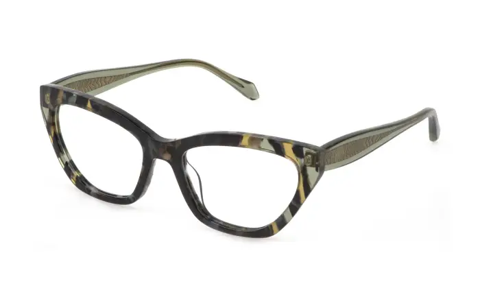 Just Cavalli Donna VJC184V 096N Montature da vista Acetato Havana Cat Eye