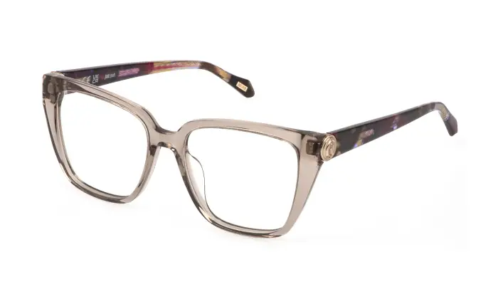 Just Cavalli Donna VJC186 0ALV Montature da vista Acetato Grigio Squadrata