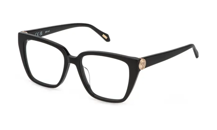Just Cavalli Donna VJC186 700 Montature da vista Acetato Nero Squadrata