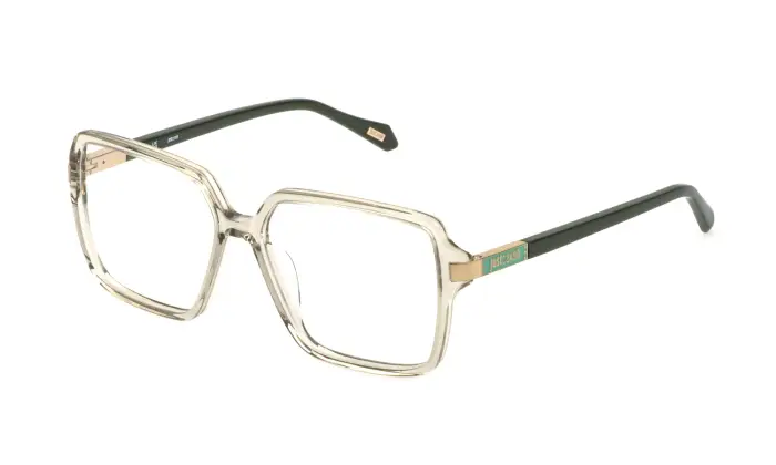 Just Cavalli Donna VJC189 804 Montature da vista Acetato Verde Squadrata
