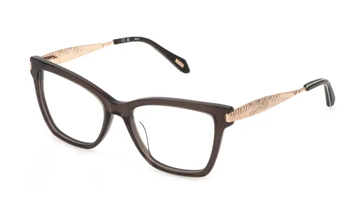 Just Cavalli Donna VJC190 0T88 Montature da vista Acetato Marrone Squadrata
