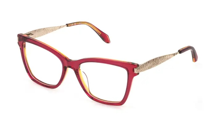 Just Cavalli Donna VJC190 0TAD Montature da vista Acetato Viola Squadrata