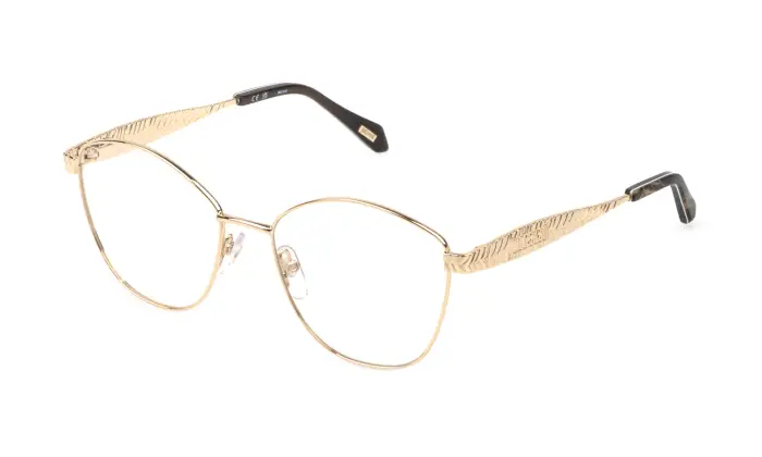 Just Cavalli Donna VJC191 300 Montature da vista Metallo Oro Geometrica