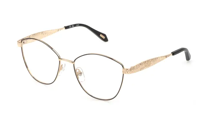 Just Cavalli Donna VJC191 301 Montature da vista Metallo Oro Geometrica