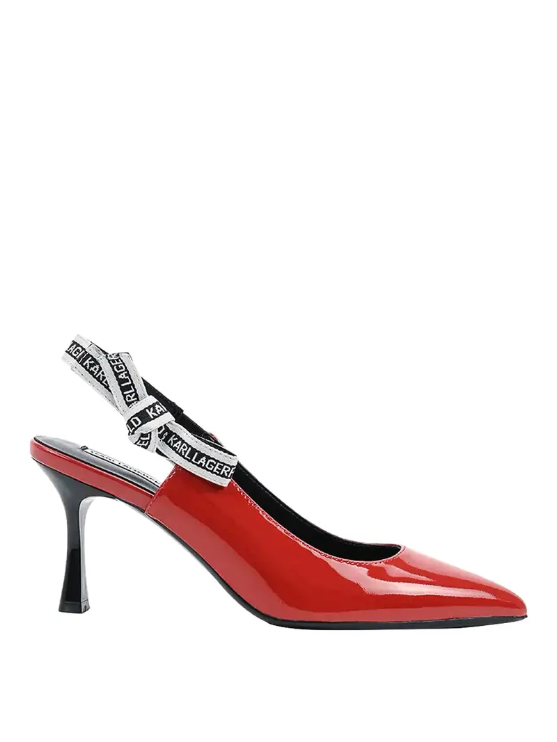 Karl Lagerfeld Slingback Rosso