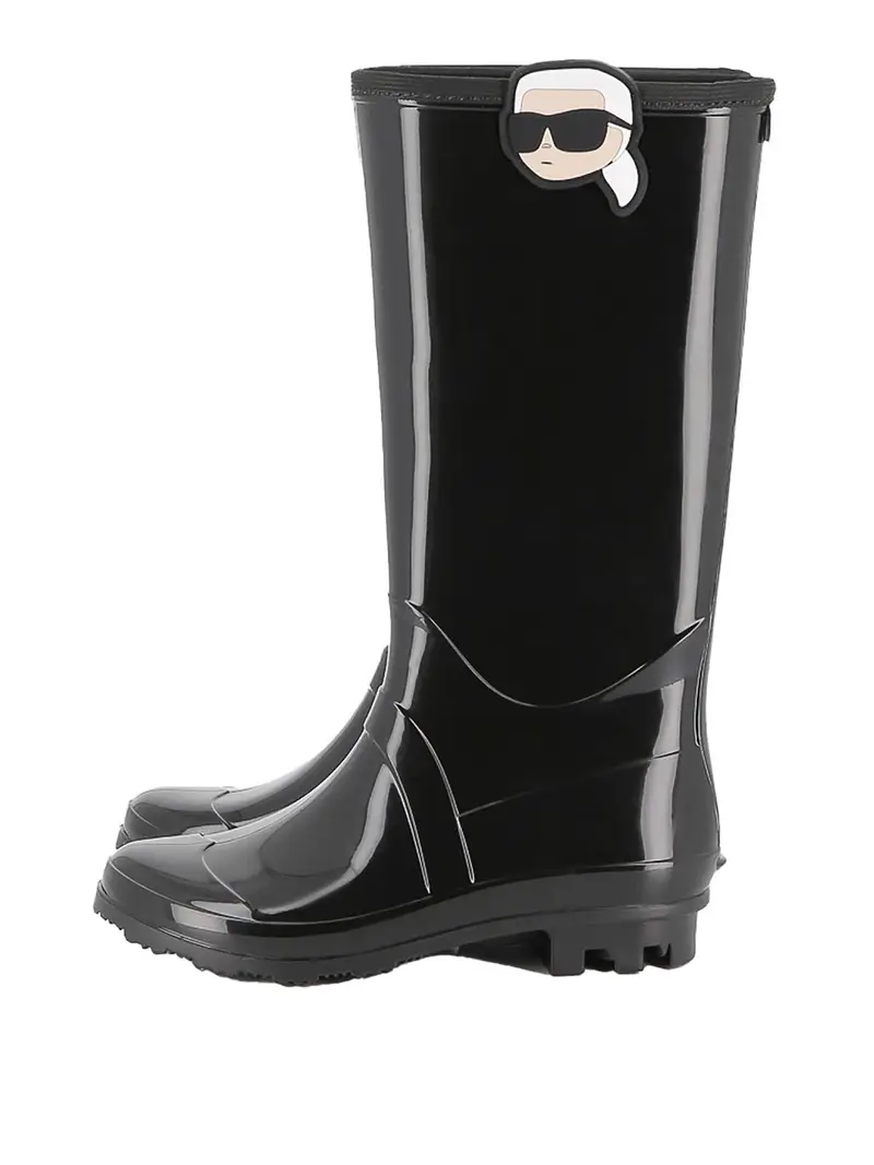 Karl Lagerfeld Stivali da pioggia Nero 3868089