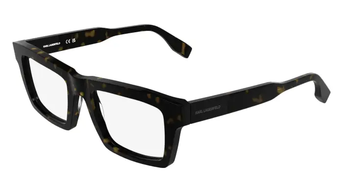 Karl Lagerfeld Uomo KL6218 246 Montature da vista Acetato Nero Squadrata Normale