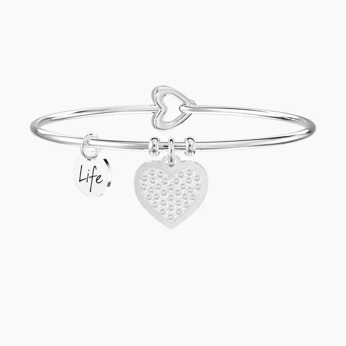 Bracciale Rigido Con Cuore - Kidult