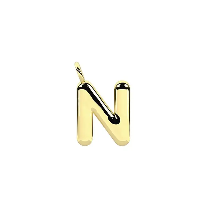 Ciondolo In Acciaio 316L Pvd Giallo - Kidult