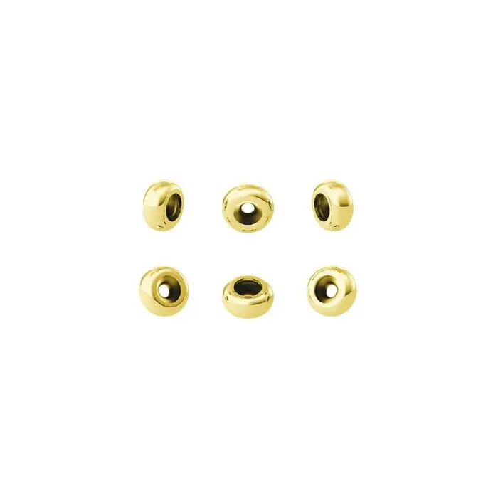 Stopper In Acciaio 316L Pvd Giallo Silic Kit 6 Pz - Kidult