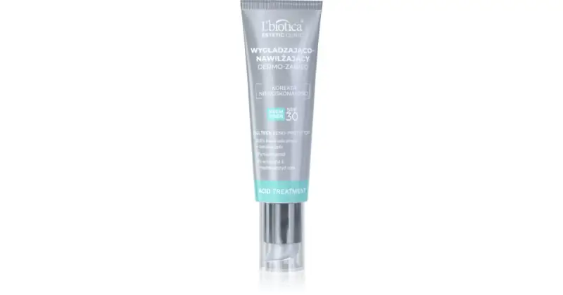 L’biotica Estetic Clinic Acid crema idratante protettiva effetto lisciante SPF 30 35 ml