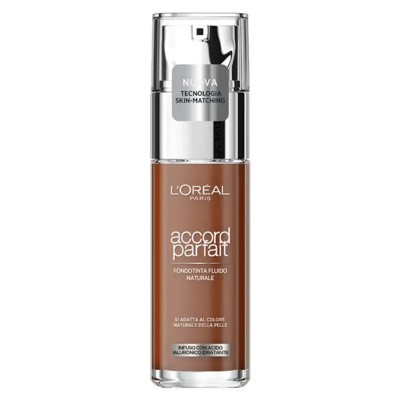 L'oréal Accord Parfait Fondotinta Fluido Effetto Naturale 3.5D - Pesca Dorata (30 Ml)