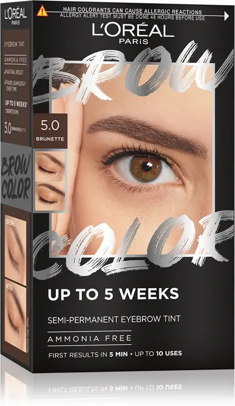 L'oréal Colorazione Semipermanente Per Sopracciglia 5.0 - Brunette