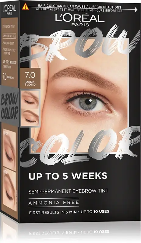 L'oréal Colorazione Semipermanente Per Sopracciglia 7.0 - Biondo Scuro