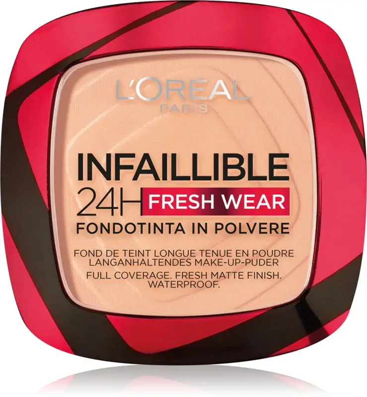 L'oréal Infallibile 24H Fresh Wear - Fondotinta In Polvere 245 - Miele Dorato