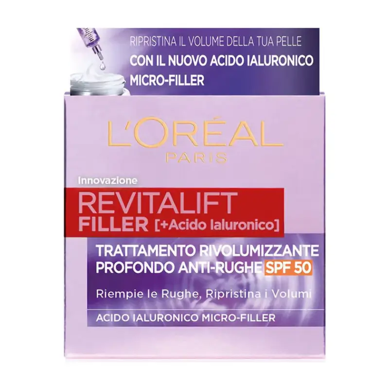 L´oréal paris L oréal paris Revitalift Filler Trattamento Anti Rughe Rivolumizzante Spf50 50 ml