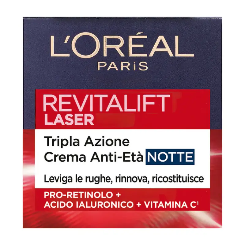 L´oréal paris L oréal paris Revitalift Laser Tripla Azione Crema Anti Eta Notte 50 ml