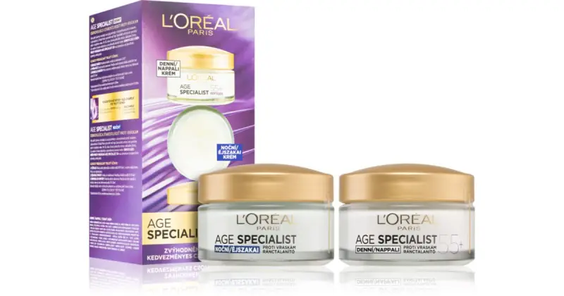 L'oréal L´oréal Set di Giorno e Notte Antirughe Età Speciale 55+ 2 x 50 ml - 50 ml