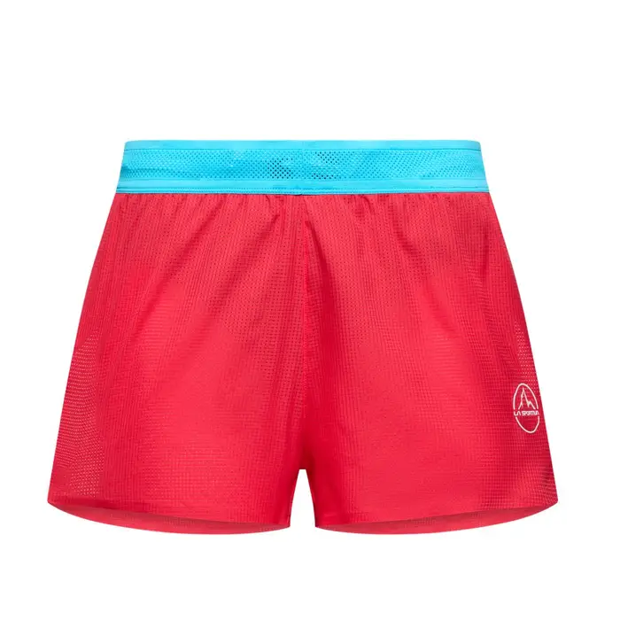Short Trail Running Pure 3" Hibiscus Bianco Donna S