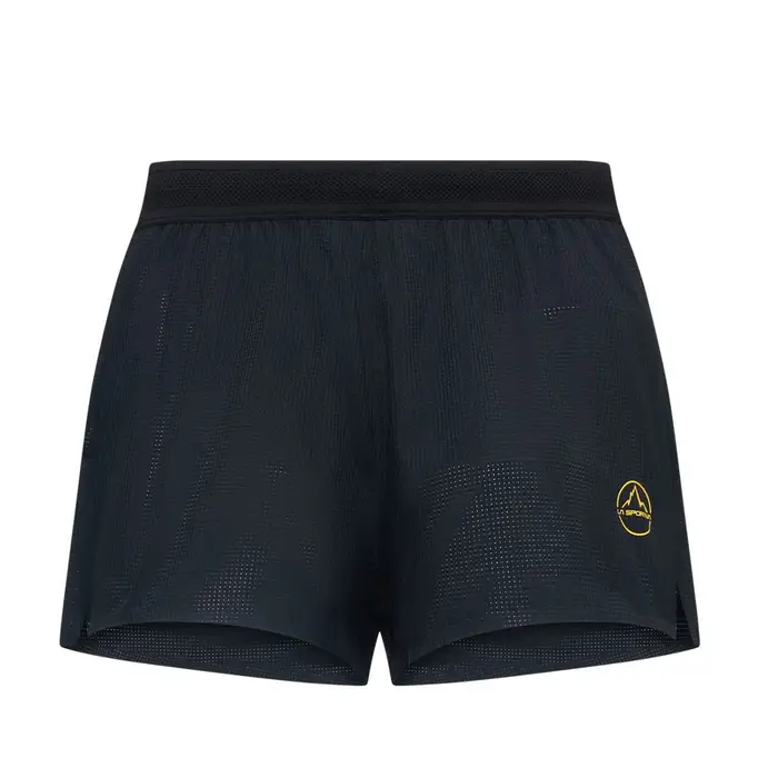 Short Trail Running Pure 3" Nero Giallo Uomo M