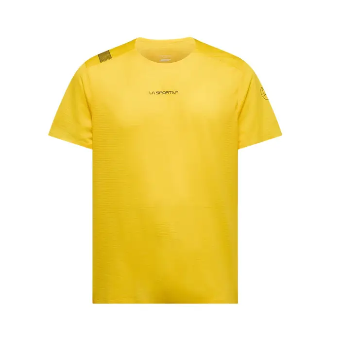 T-Shirt Trail Running Pure Giallo Nero Uomo L