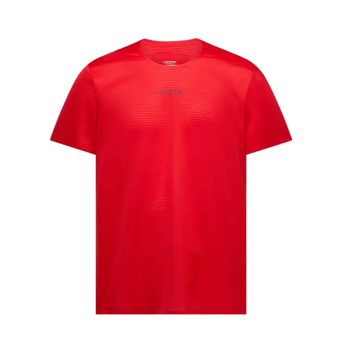 T-Shirt Trail Running Pure Mountain Rosso Blu Uomo L