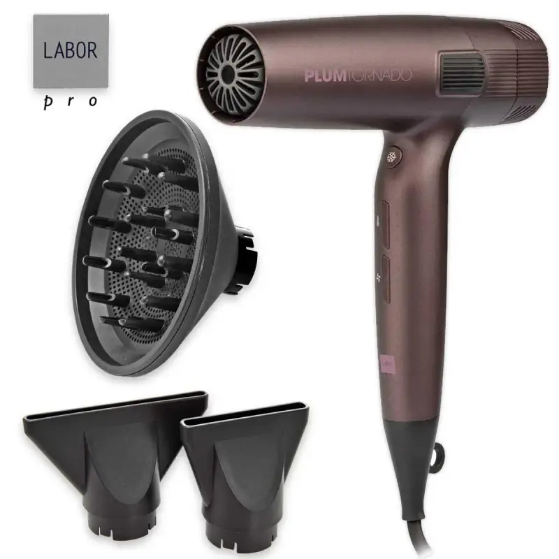 Labor asciugacapelli professionale ad alta velocita plum tornado