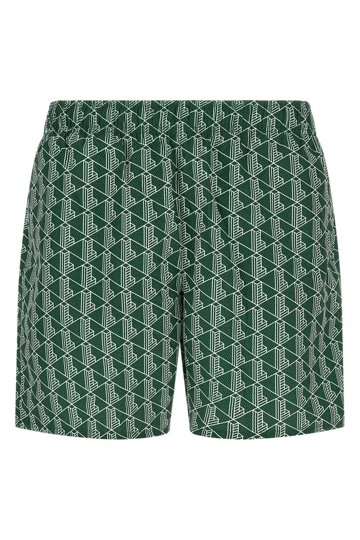 Costume Stampa Monogram Verde