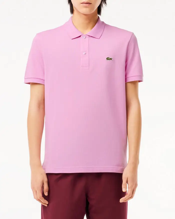 Polo lilla slim fit PH4012 in petit piqué