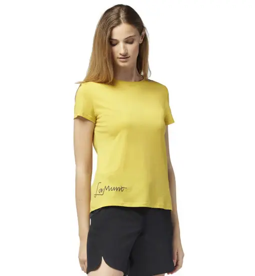 LaMunt Alexandra Logo - T-shirt - donna Yellow