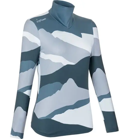 LaMunt Ivana Tech Arty L/S - felpa in pile - donna Blue