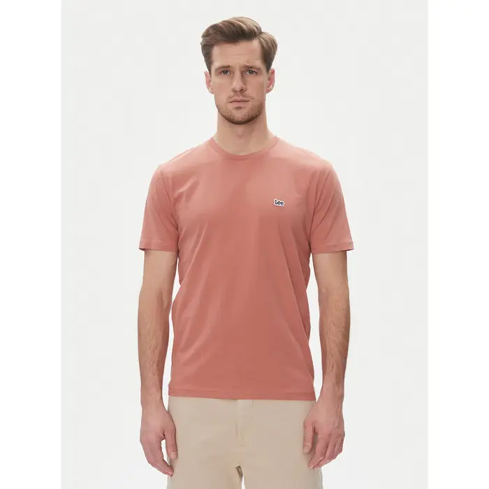 Lee T-shirt Patch 112364539 Rosa Regular Fit