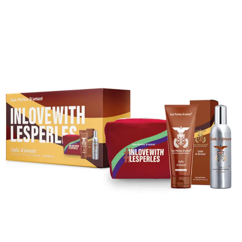 Les perles d orient Cofanetto Caf D orient Edp 150 Ml + Bagno Schiuma 100 Ml + Beauty Case 1 unità