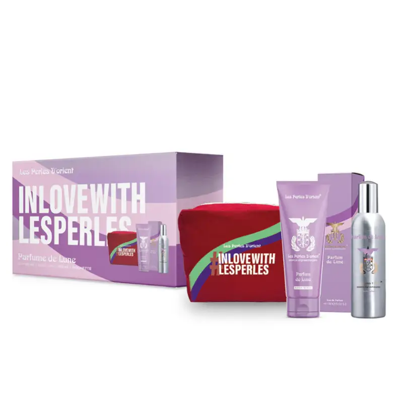 Les perles d orient Cofanetto Parfume De Lune Edp 150 Ml + Bagno Schiuma 100 Ml + Beauty Case 1 unità
