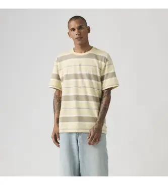 Levi s Levi per uomo A0637-0182 Maglietta gialla vintage Red Tab, Casual, Giallo, Cotone, Manica corta Multicolore