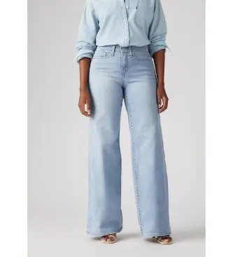 Levi s per donna 001PZ-0004 Jeans 318 Shaping blu (32/32), Casual, Cotone, Denim