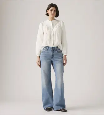 Levi s per donna 005DO-0000 Jeans larghi blu (26/31), Casual, Cotone, Denim