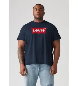 Levi s per uomo 56760-0024 T-shirt grafica blu navy (5XL), Casual, Cotone, Manica corta, Sostenibile