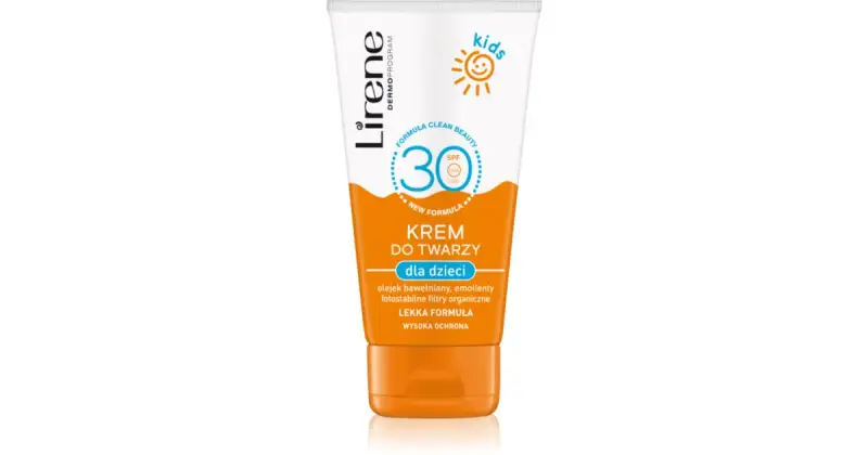 Lirene crema abbronzante viso per bambini SPF 30 50 ml