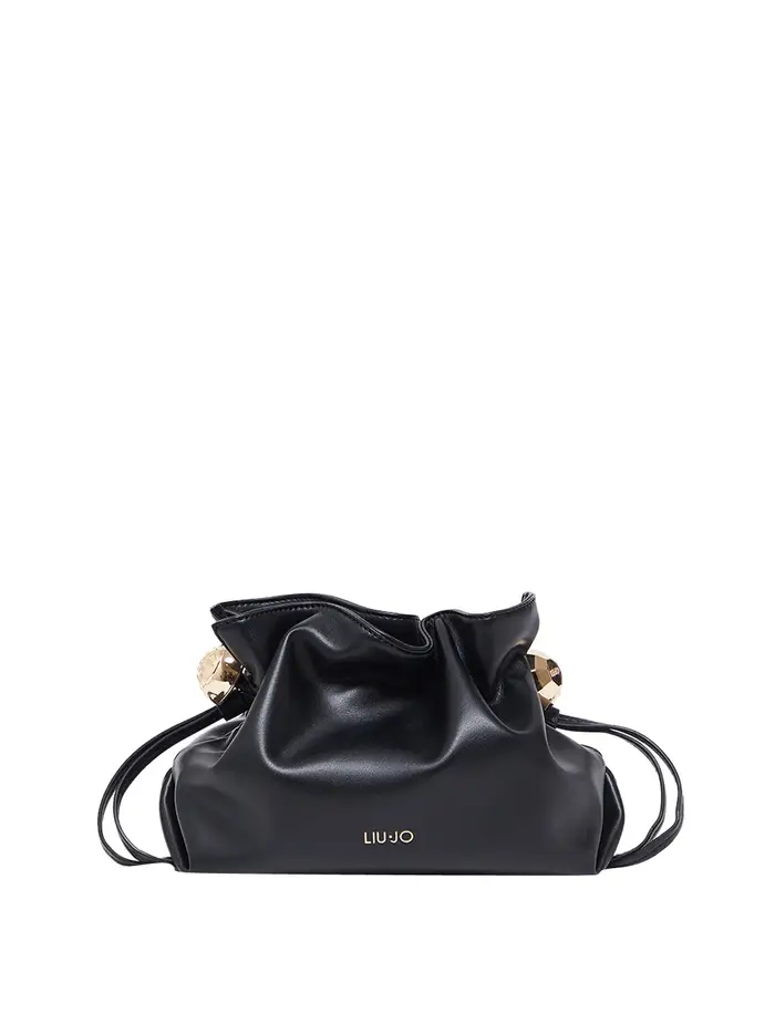 borsa a tracolla liu jo da donna - nero