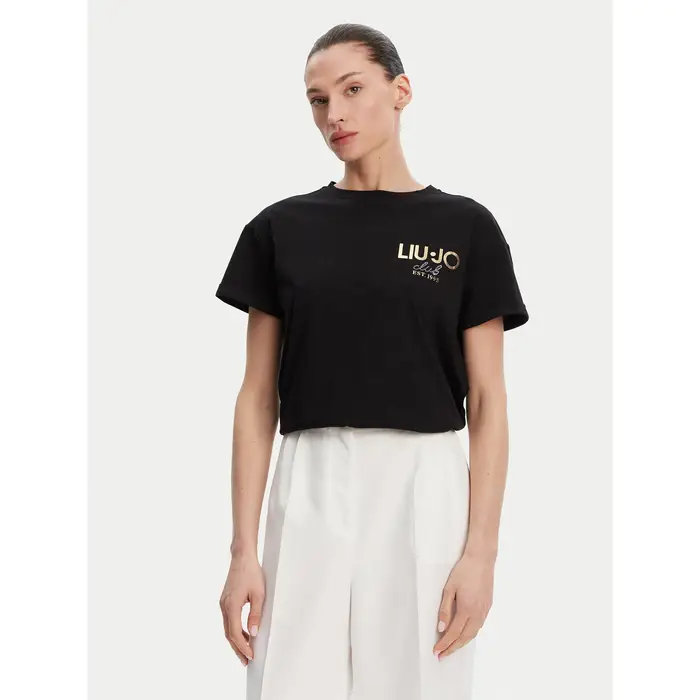 T-shirt WA5007 JS923 Nero Relaxed Fit