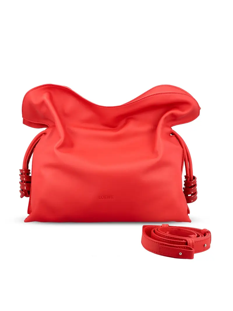 LOEWE Borsa Clutch Coil Flamenco ROSSO