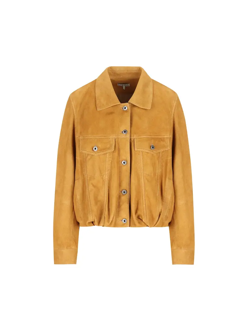 LOEWE Giacca In Pelle Di Capra GIALLO