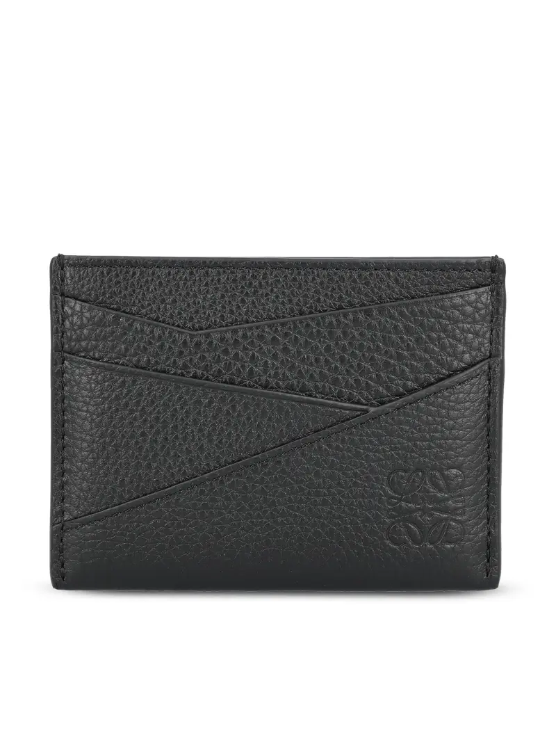 LOEWE Portacarte Puzzle In Pelle NERO