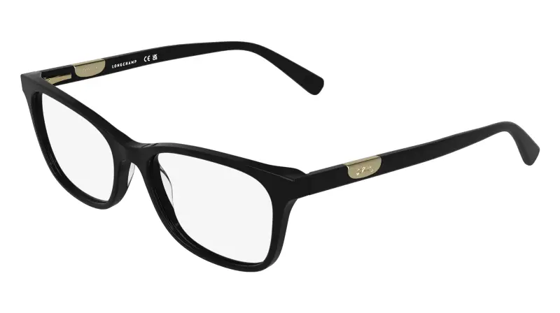Longchamp Donna LO2797 001 Montature da vista Acetato Nero Squadrata Normale