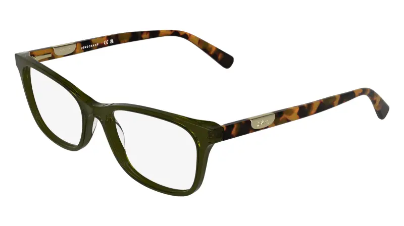 Longchamp Donna LO2797 319 Montature da vista Acetato Verde Squadrata Normale