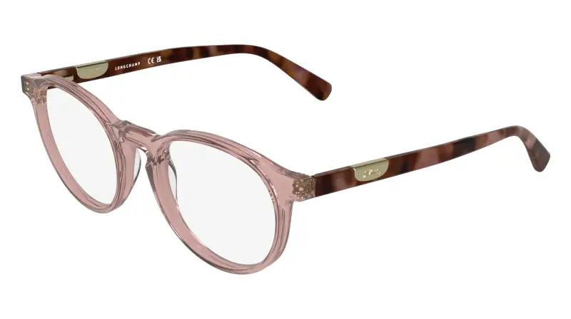 Longchamp Donna LO2798 610 Montature da vista Acetato Rosa Geometrica Normale
