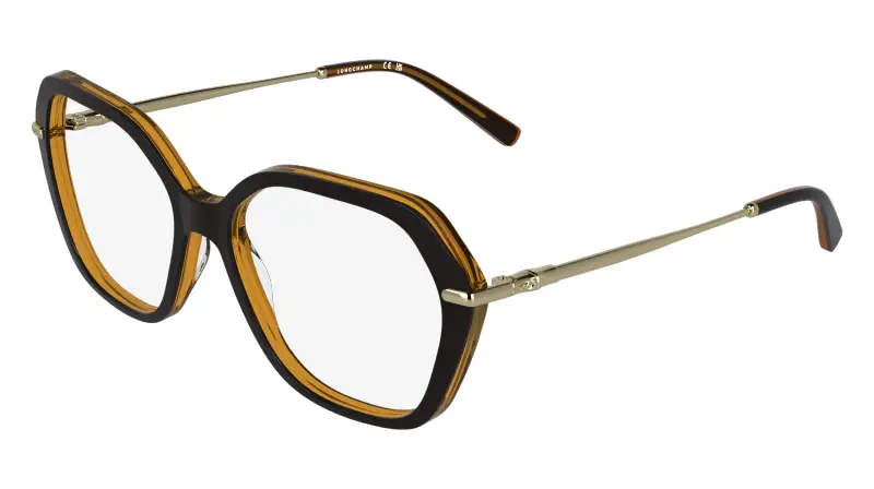 Longchamp Donna LO2800 014 Montature da vista Acetato Nero Squadrata Normale